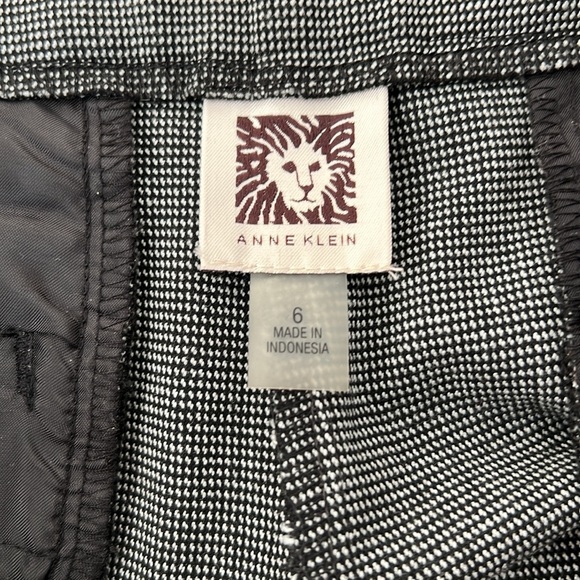 Anne Klein houndstooth pattern dress pants/trousers Sz 6 - Picture 12 of 16